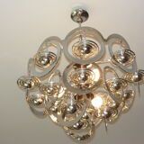 Chandelier panetes space age years 70