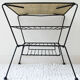 End magazine rack table