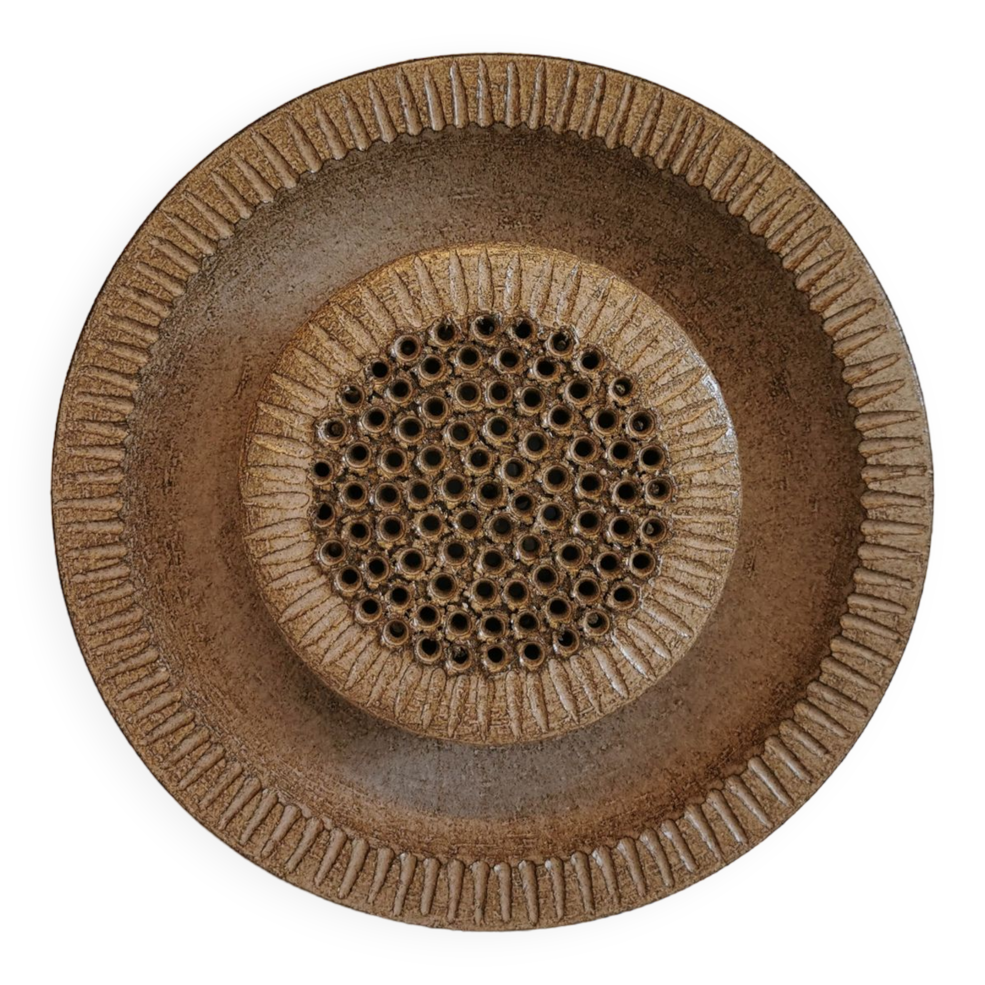 Ceramic wall lamp, from Løvemose Ceramics Denmark 1960s