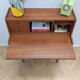 Secrétaire scandinave vintage en teck