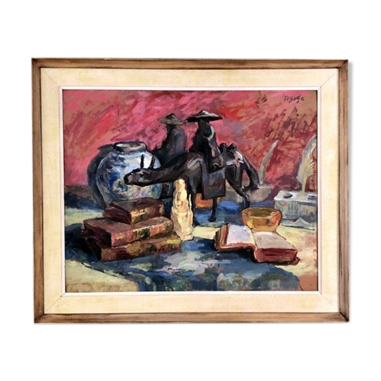 Painting "Remembering a trip to the Far East"