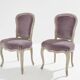 Pair of Louis XV neoclassical chairs Maison Jansen 1940
