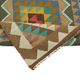Turkish Handwoven Vintage Herki Kilim 95 cm x 360 cm
