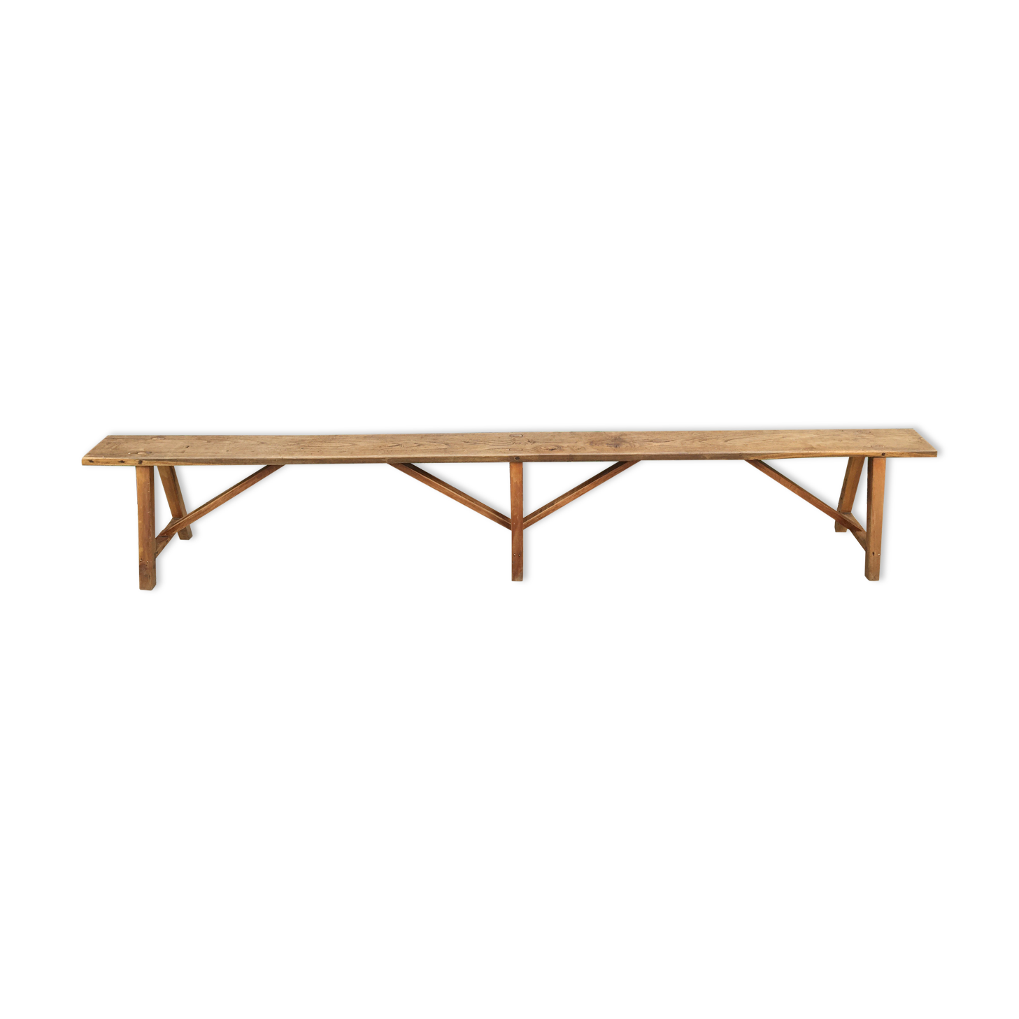 Banc de ferme en chêne