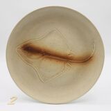 6 antique fish plates, St Amand earthenware