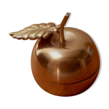 Golden brass apple box