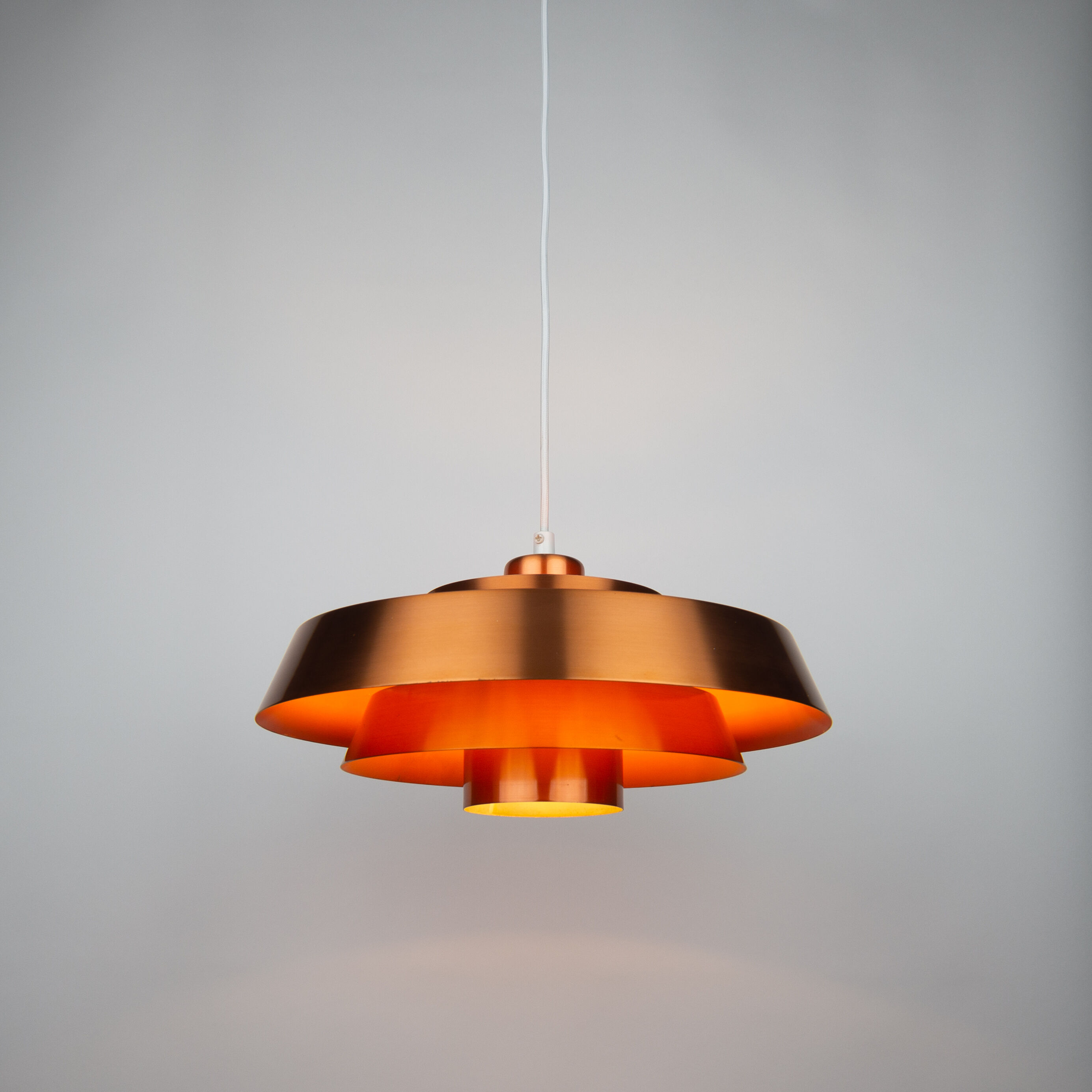 Danish vintage pendant lamp Nova by Jo Hammerborg, Fog og Morup, 1963