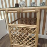 Rattan bistro table
