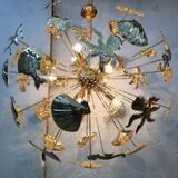Sea brass chandelier