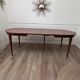 Table en teck ovale vintage