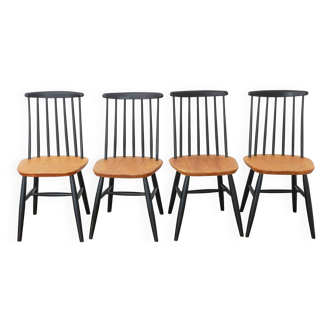 Set of 4 vintage chairs - Restored