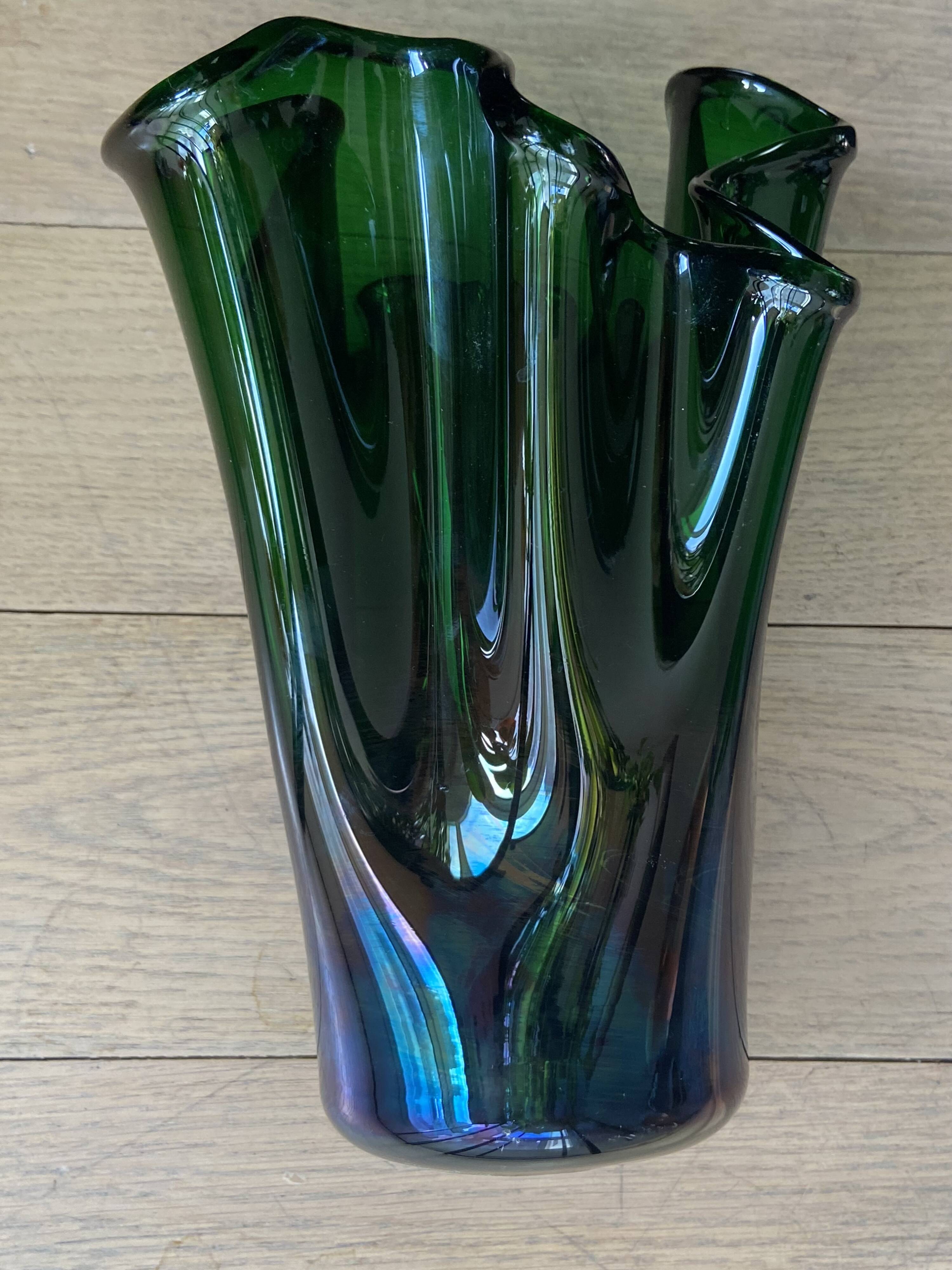 Murano vase "fazzoletto"