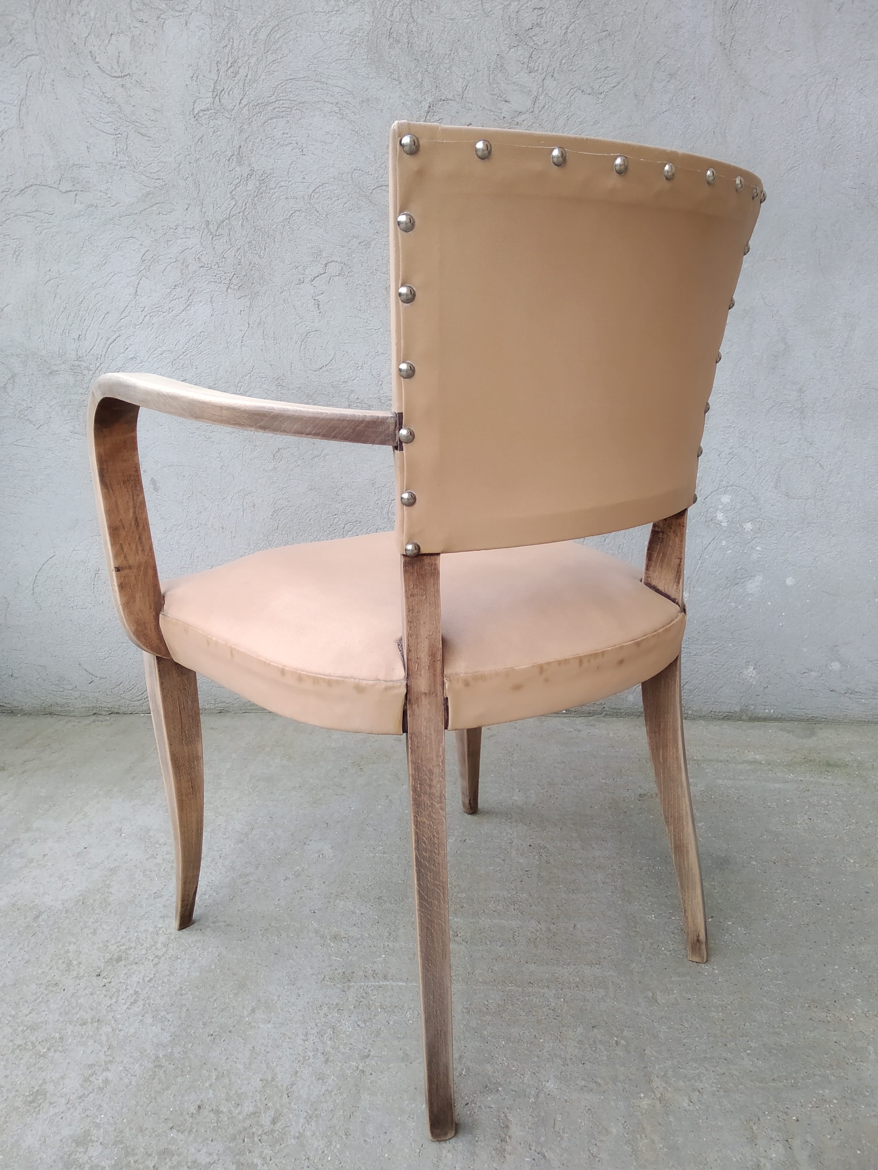 Art Deco bridge armchair