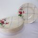 6 assiettes creuses vintage de Niderviller modèle Saumur 220512