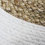 Round jute rug 70 cm