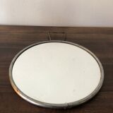 Vintage barber mirror 17cm