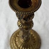 Pair of bronze candlesticks