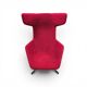 Alfredo Häberli / armchair “Take a line for a walk” / Moroso / Italy / design 2003 / red wool