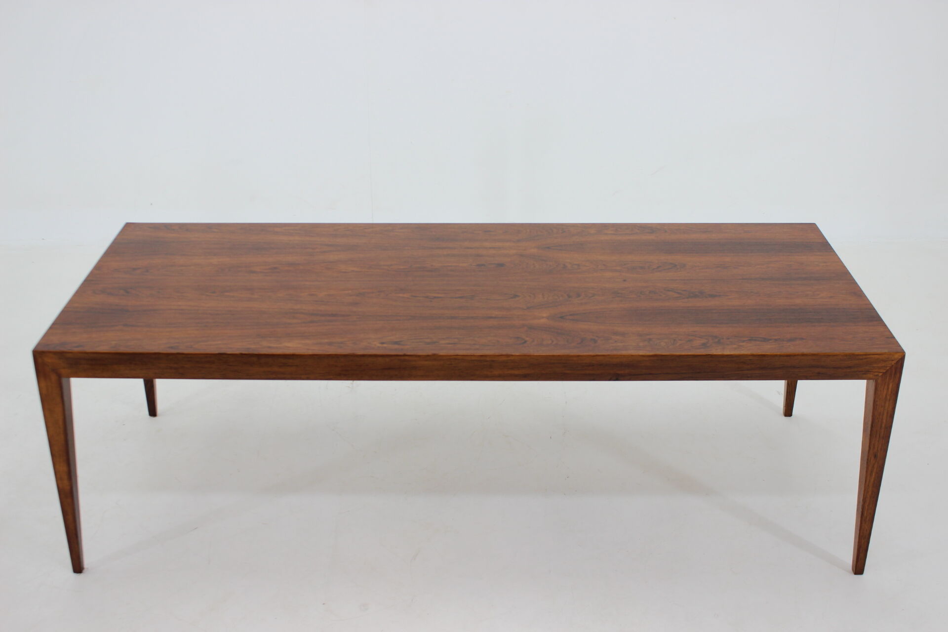 Severin hansen minimalist palisander coffee table, denmark, 1960