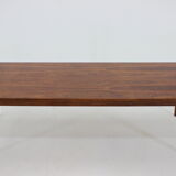 Severin hansen minimalist palisander coffee table, denmark, 1960