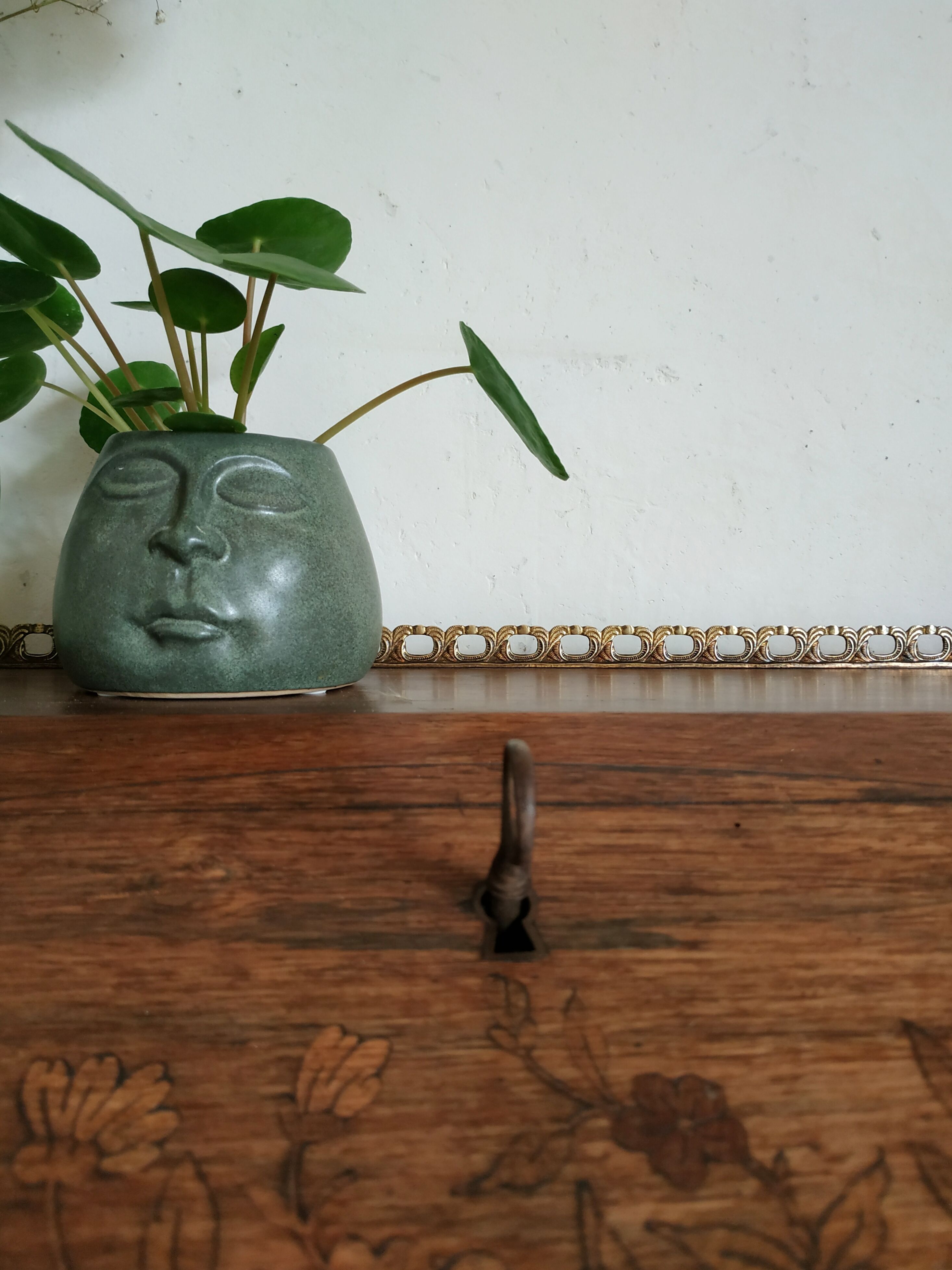 Secrétaire à pente ancien en bois