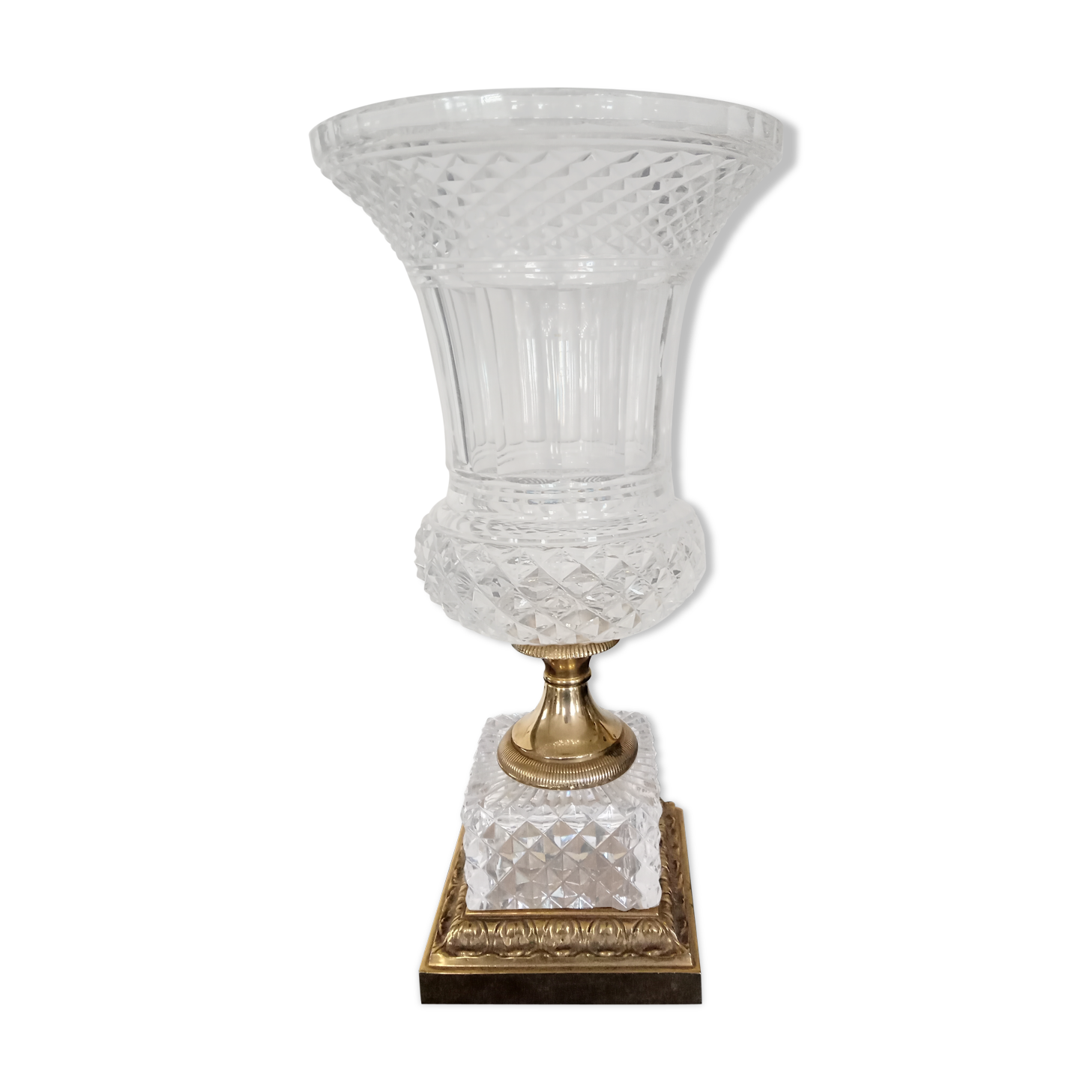 Vase cristal médicis