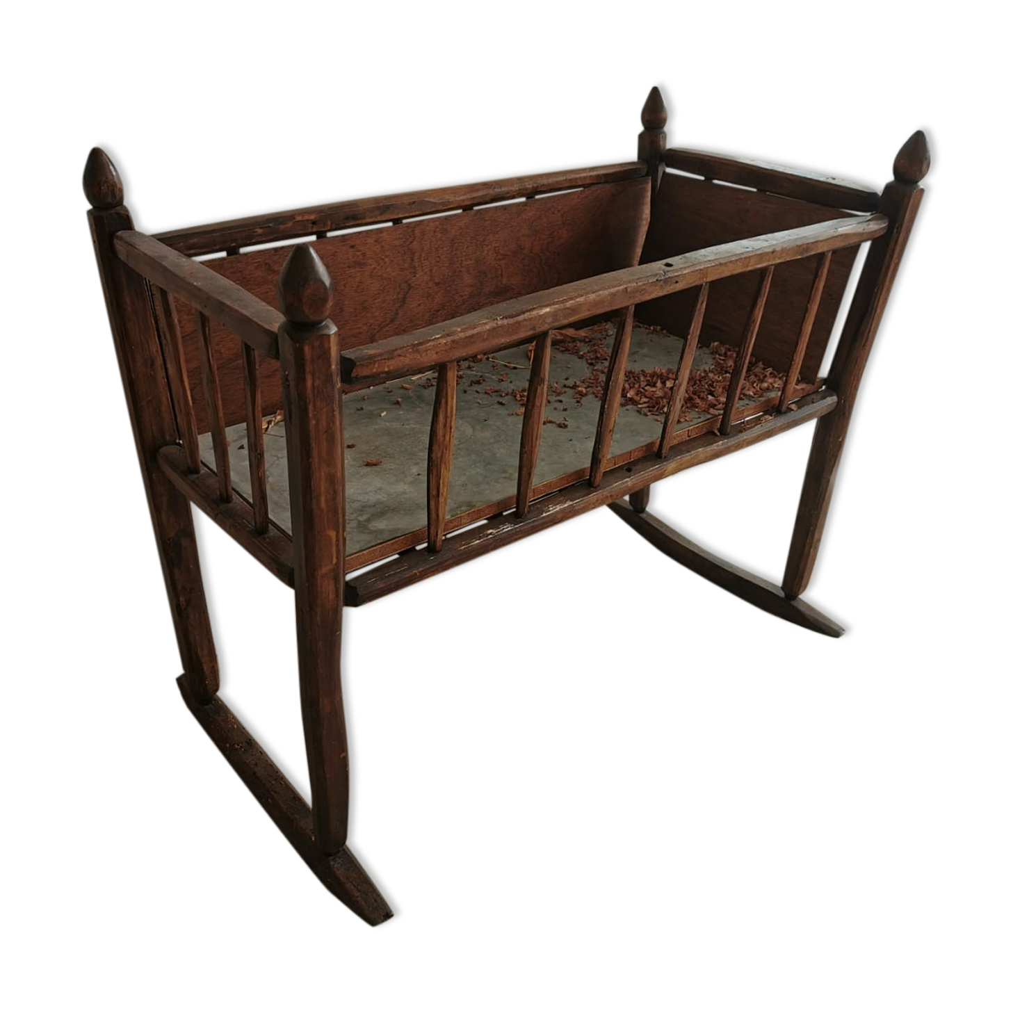 solid wood cradle