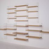 Modular wall shelf String.