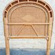 1-seater rattan headboard