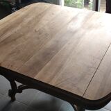 Old solid wood table