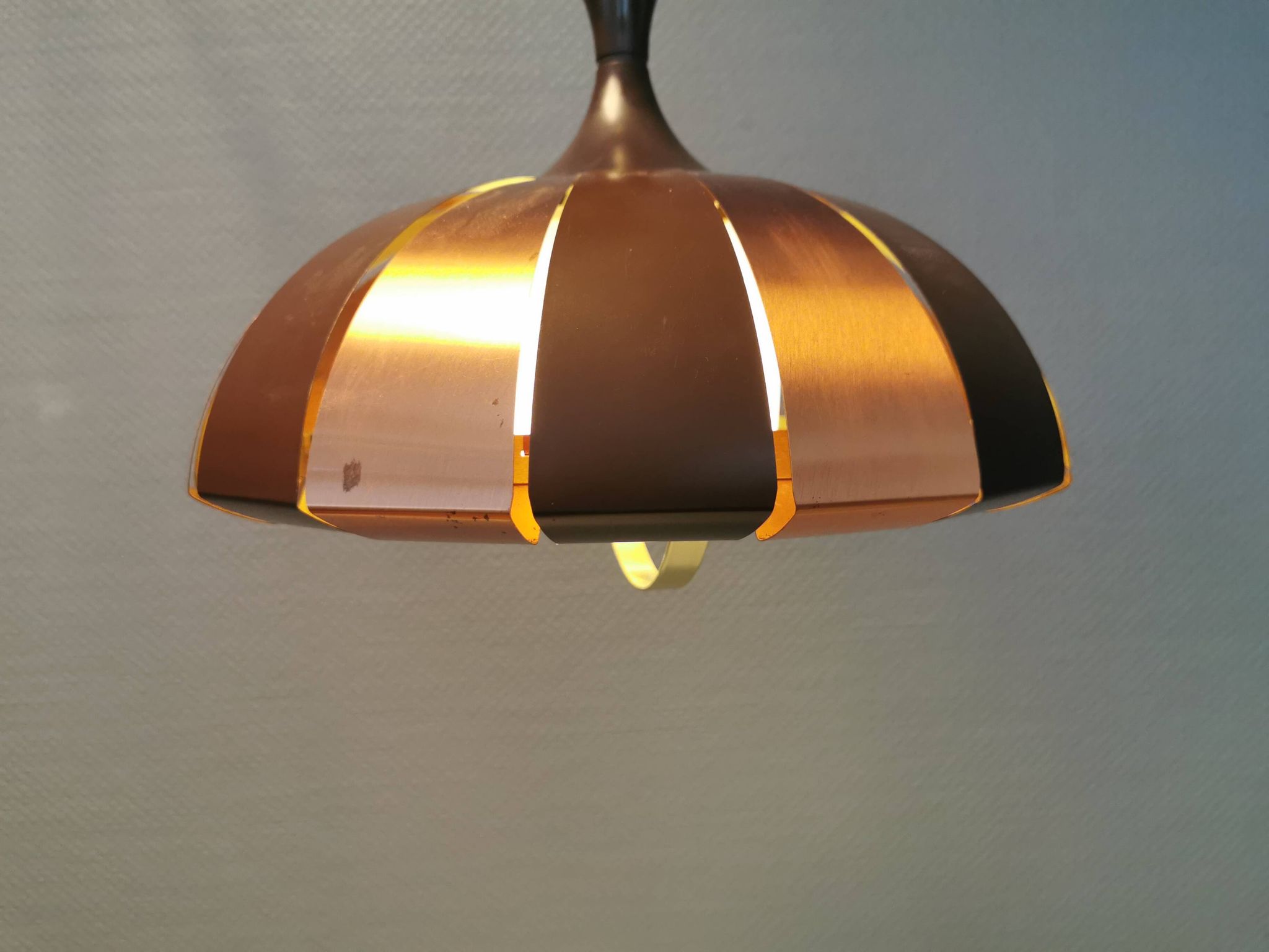 Hanging lamp from the 1970-80s, designed by Danish Werner Schou for his own company Coronell Elektro