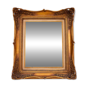 miroir à cadre doré,
