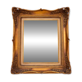 Mirror in gold frame, 1940s.