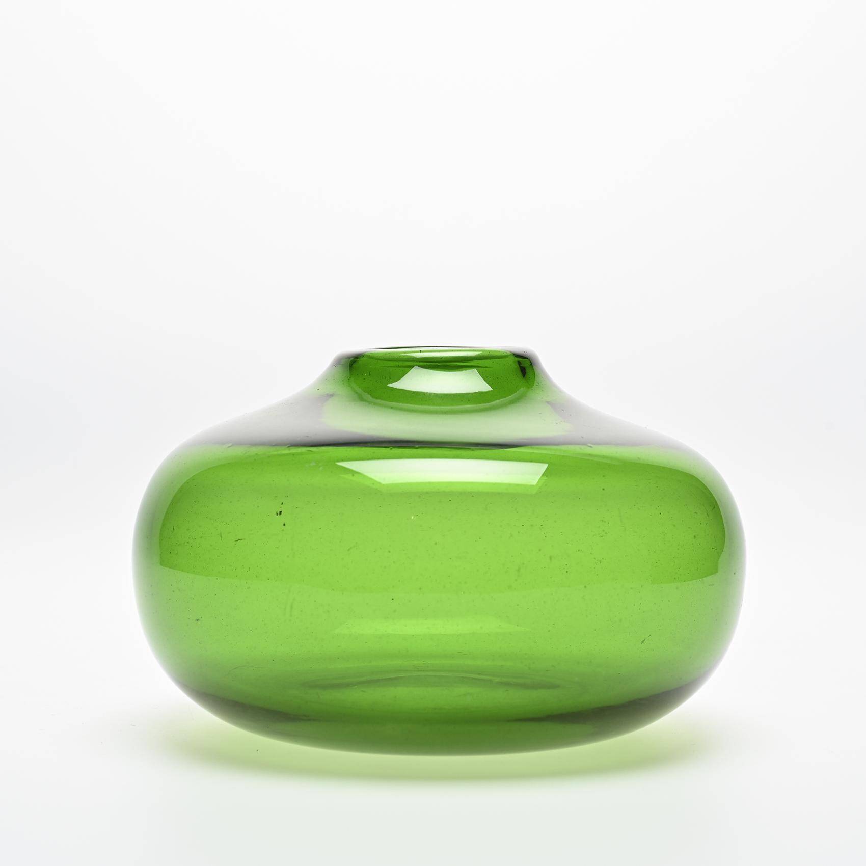 Claude Morin, blown glass vase, France