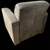 Massot leather club chair