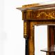 Small Biedermeier / Louis-Philippe display cabinet in walnut and birch 1840-1860