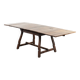 Antique Swiss extendable dining table made of oak from the mid-19th century