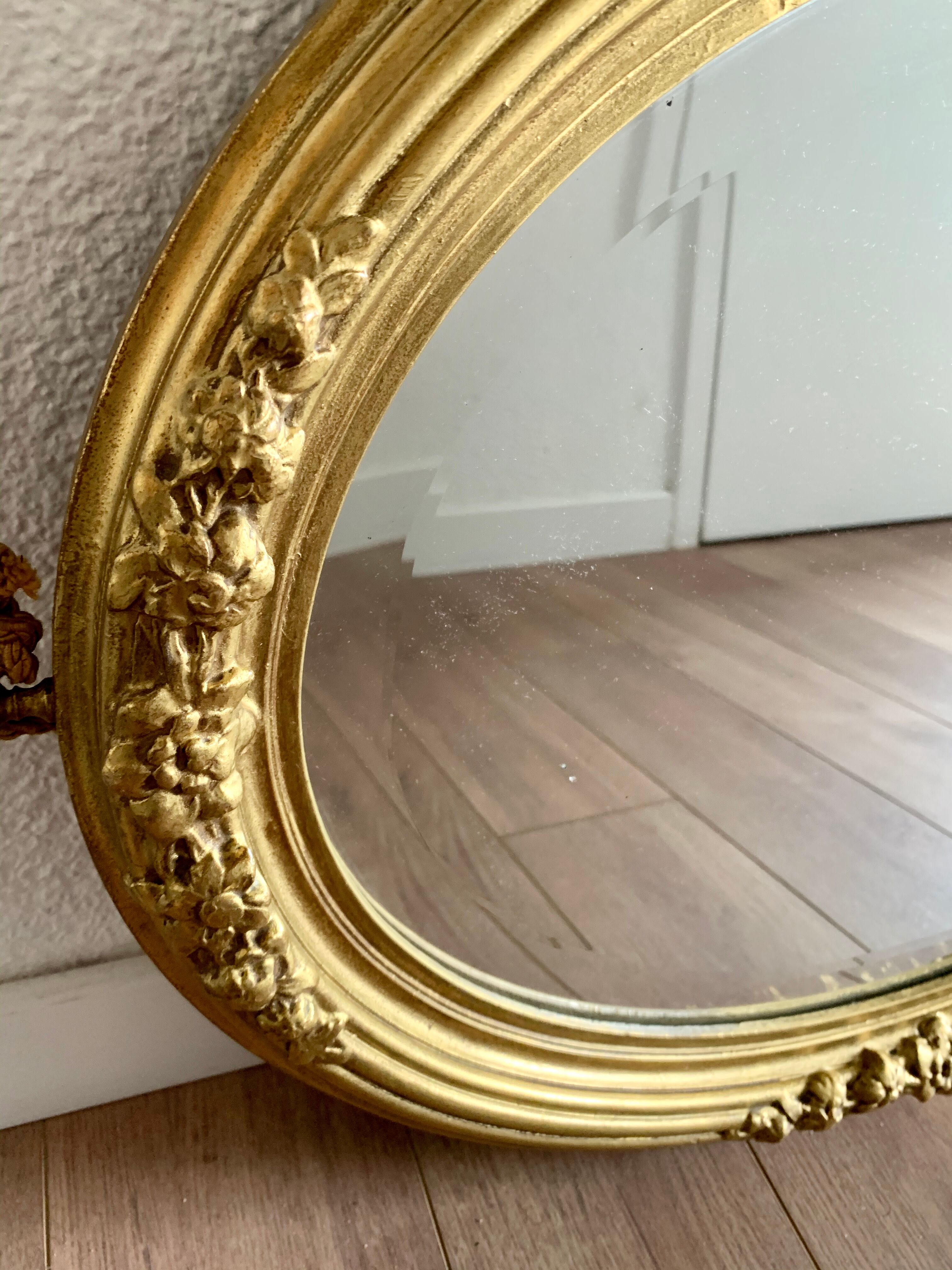 Ancient mirror at the beginning of the 20th century - 49x64cm