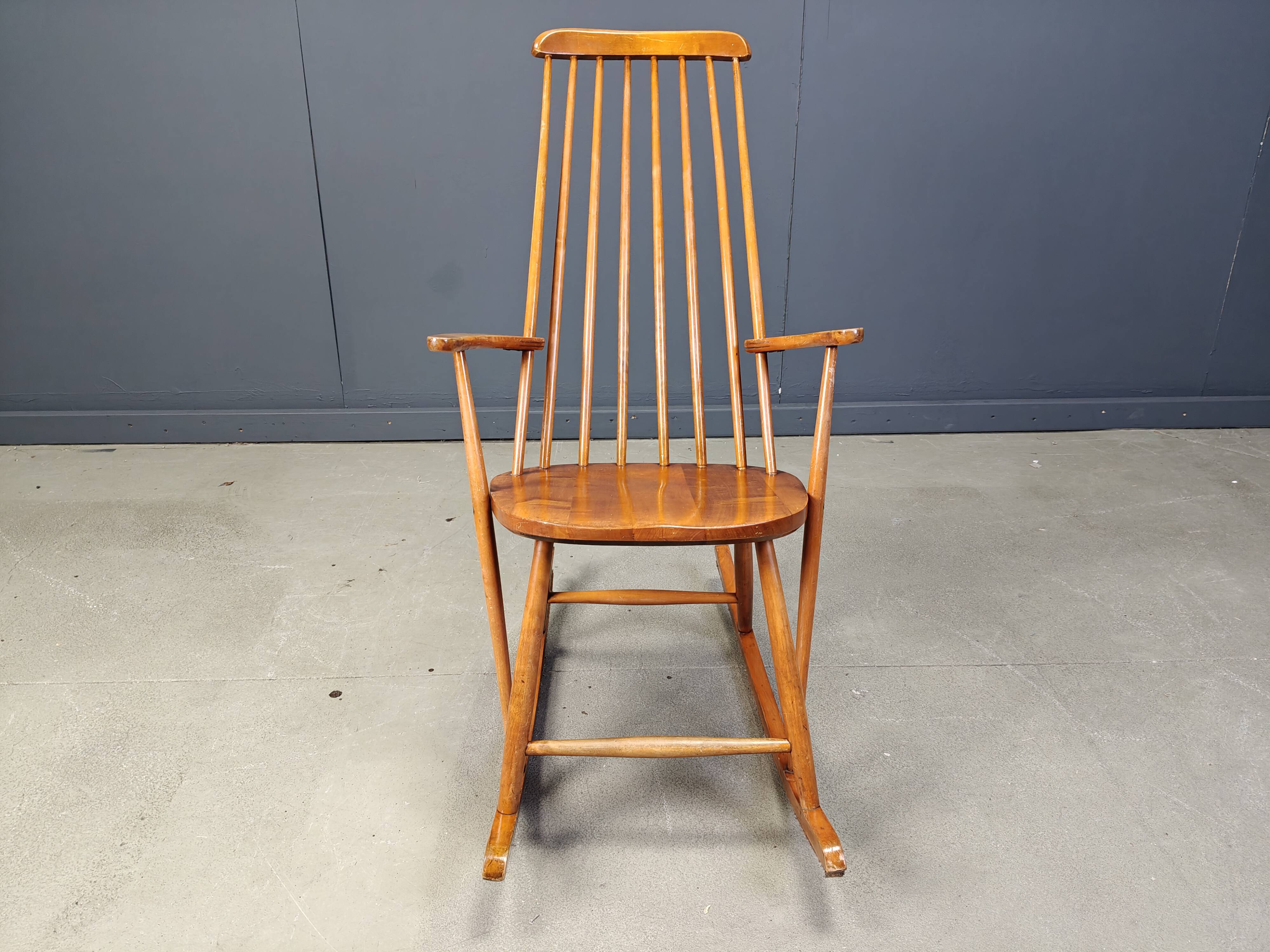 Vintage danish rocking chair, 1960s