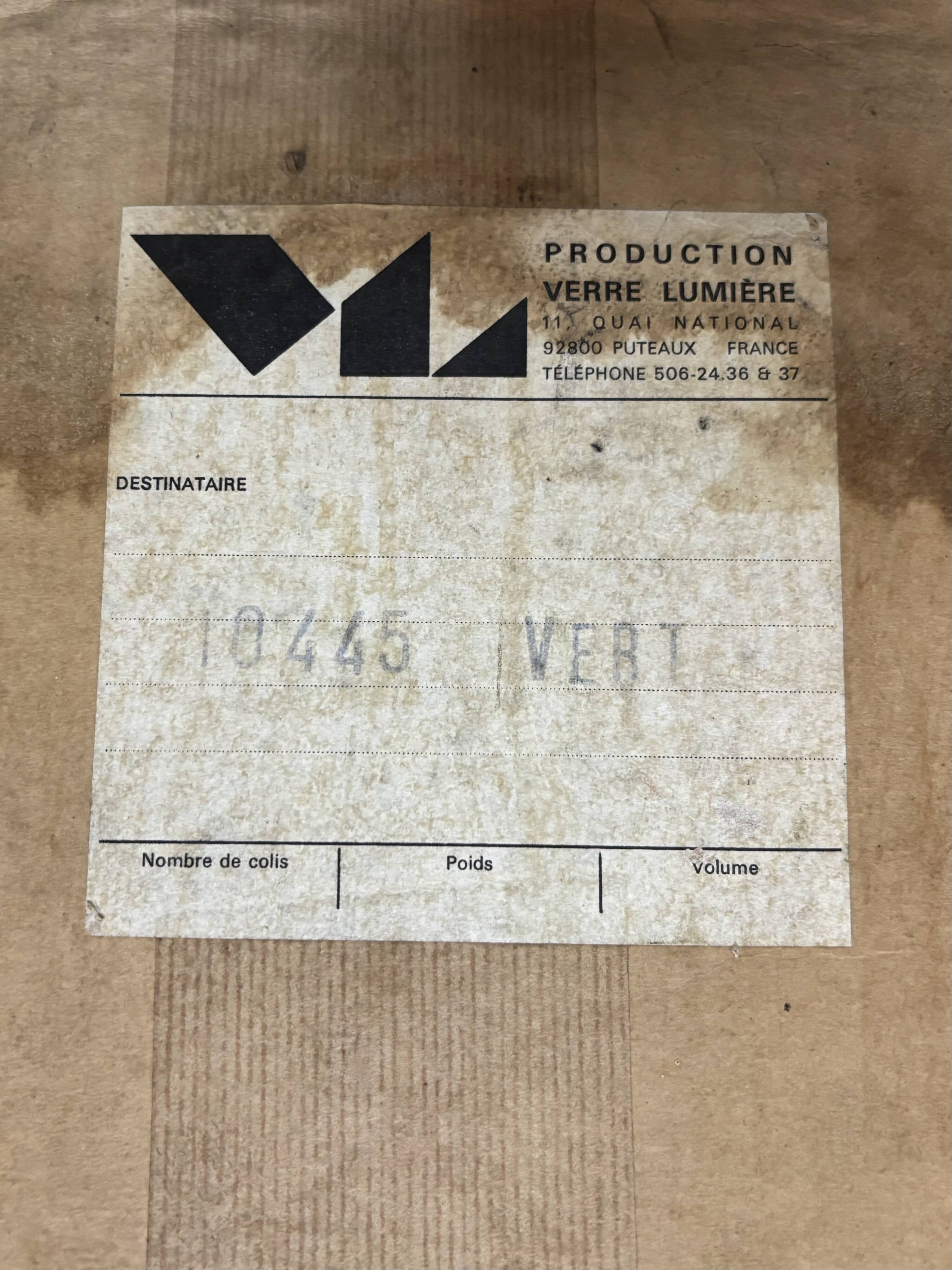 Ben Swildens lamps, Model 10445, Glass Light 1970