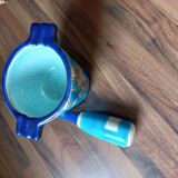 Longwy enamel pestle and mortar
