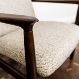Pair of restored vintage GFM-64 armchairs by Edmund Homa, 1960s