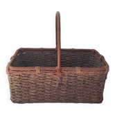 Panier osier et rotin