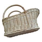 Wine bottle holder display wicker rattan woven cane