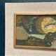 Original Oil on Swedish Panel - "Abstract" by Ragnar Godin - Signed - Dated 1968 - Framed