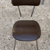 Chairs skaï and chrome 1970