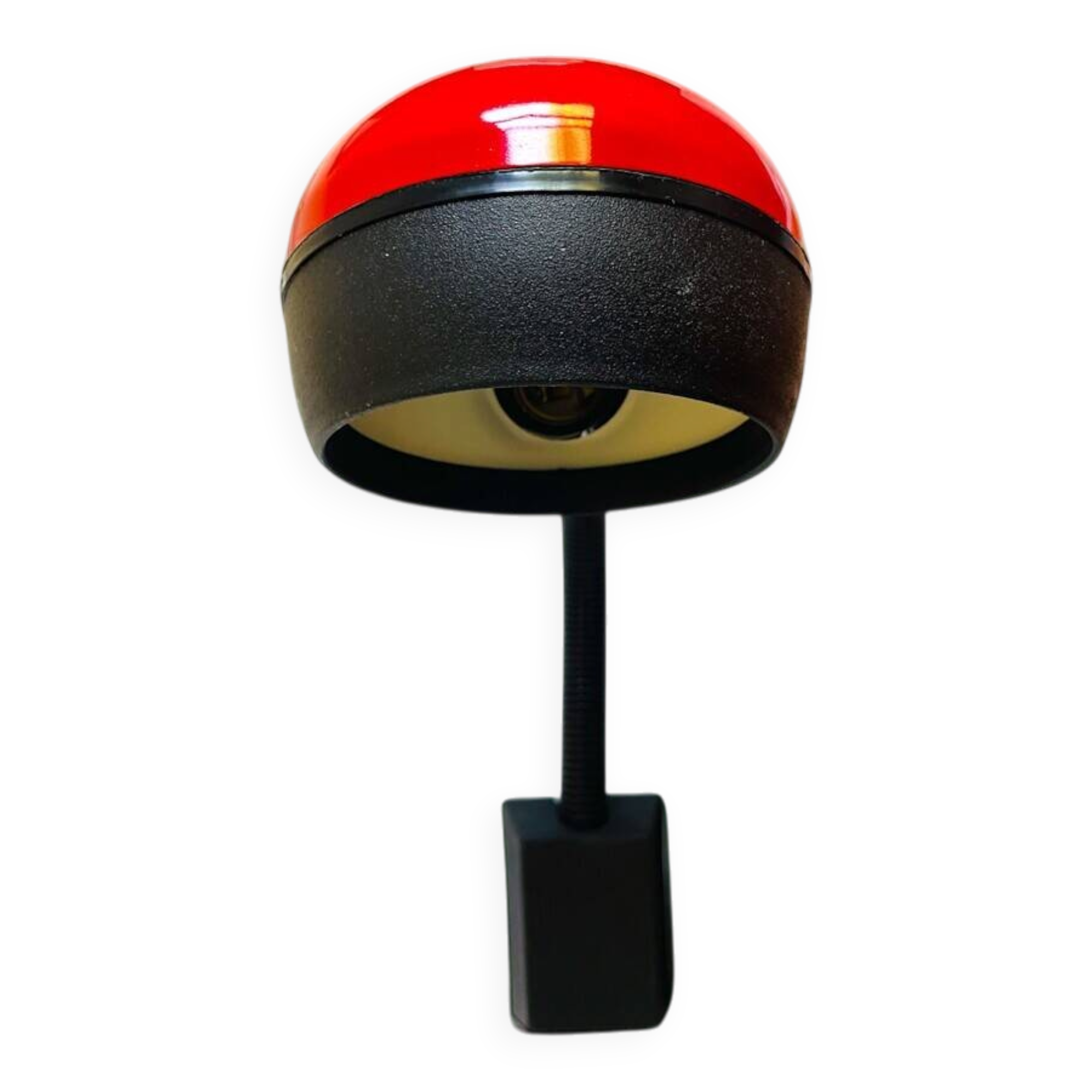 Futurist retro red plug in wall lamp