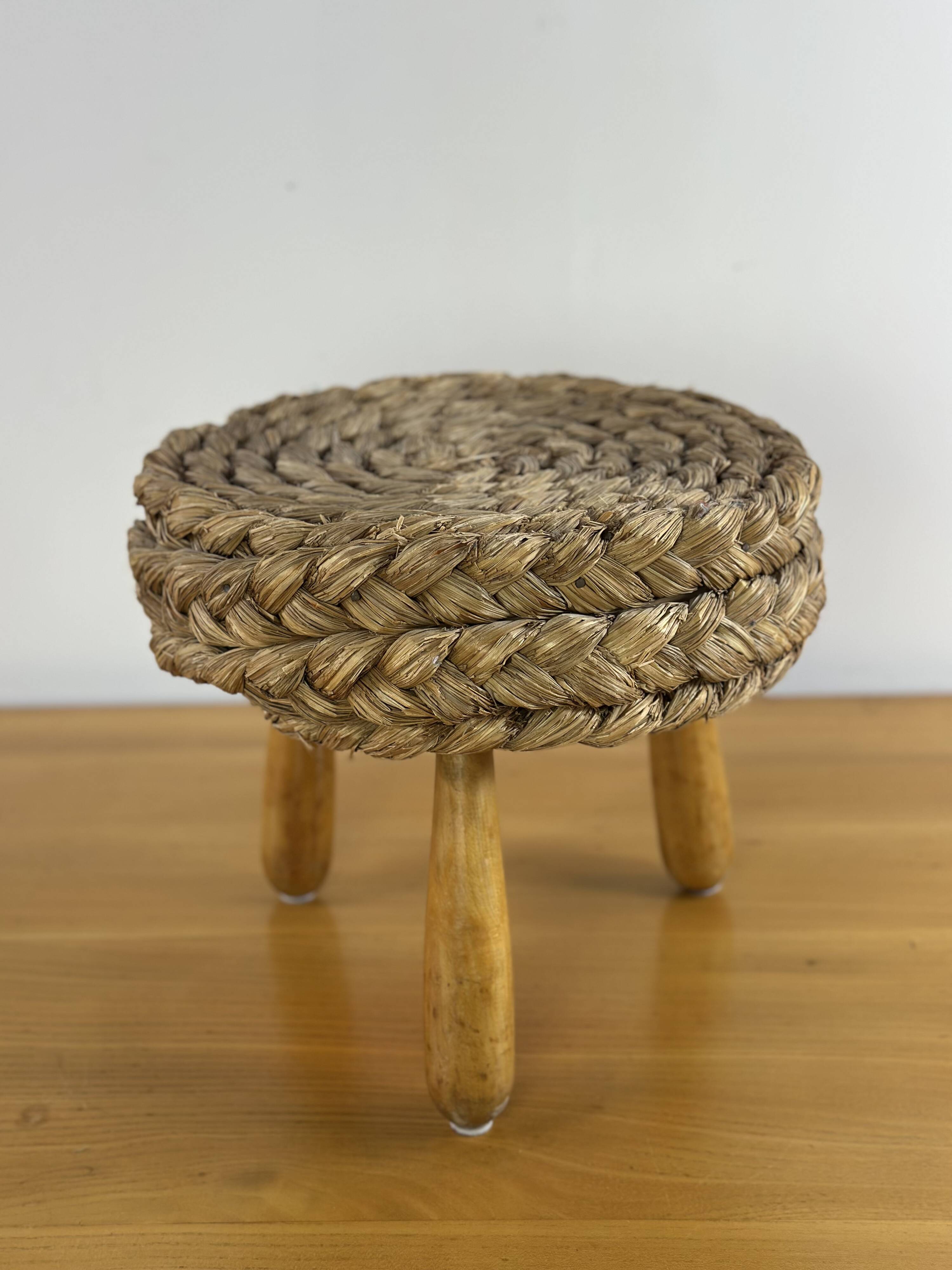 Audoux Minet stool 1960s