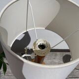 Lampe en bois tourné 1980