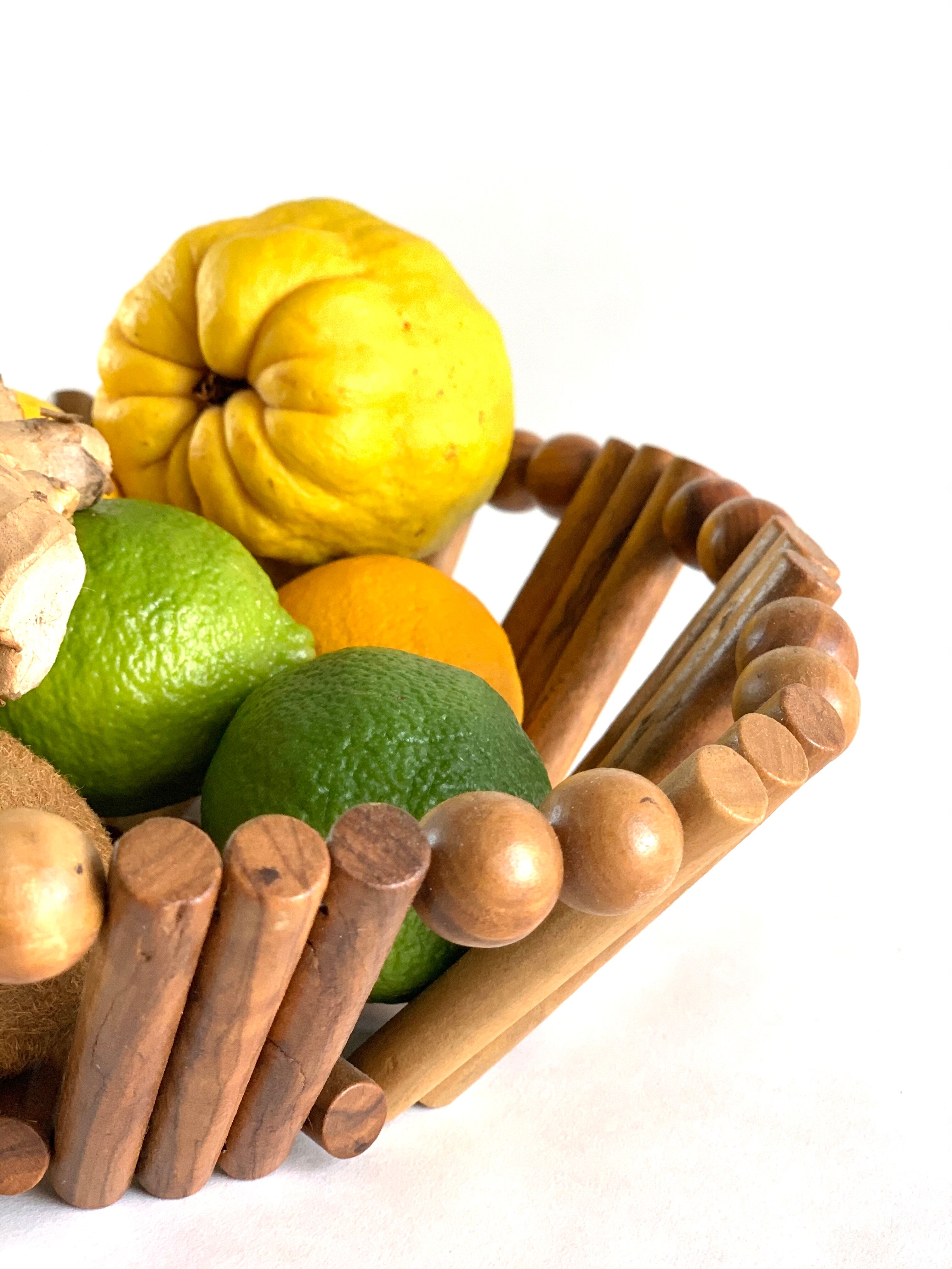Coupe à fruit en bois